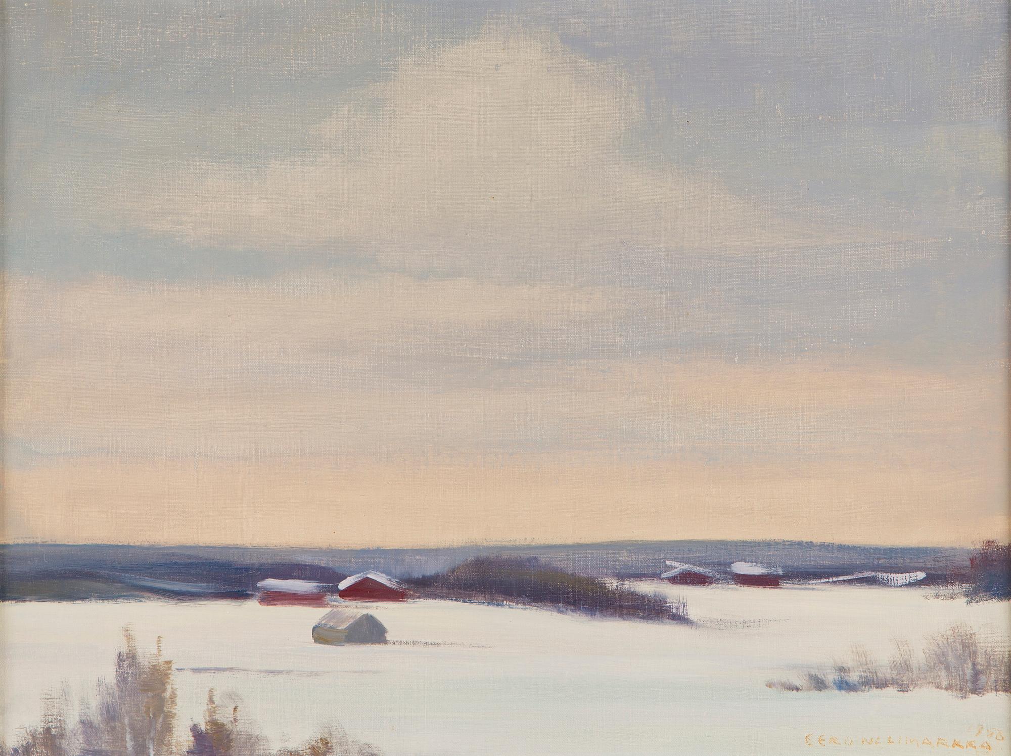 Eero Nelimarkka, Vinterlandskap.