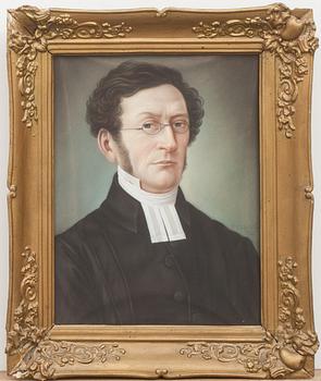 CARL CONRAD DAHLBERG, pastell, signerad och daterad 1856.