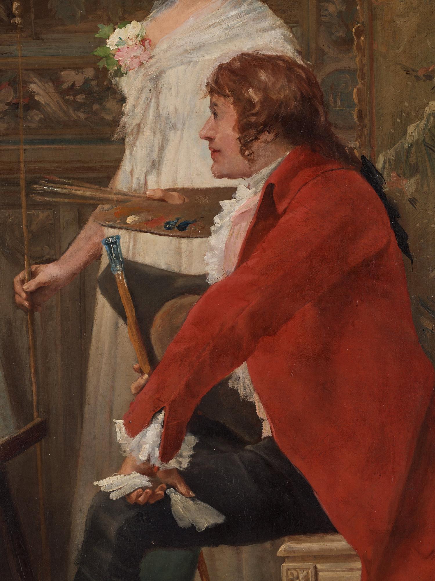 Georges Jules Cain, Framför staffliet.