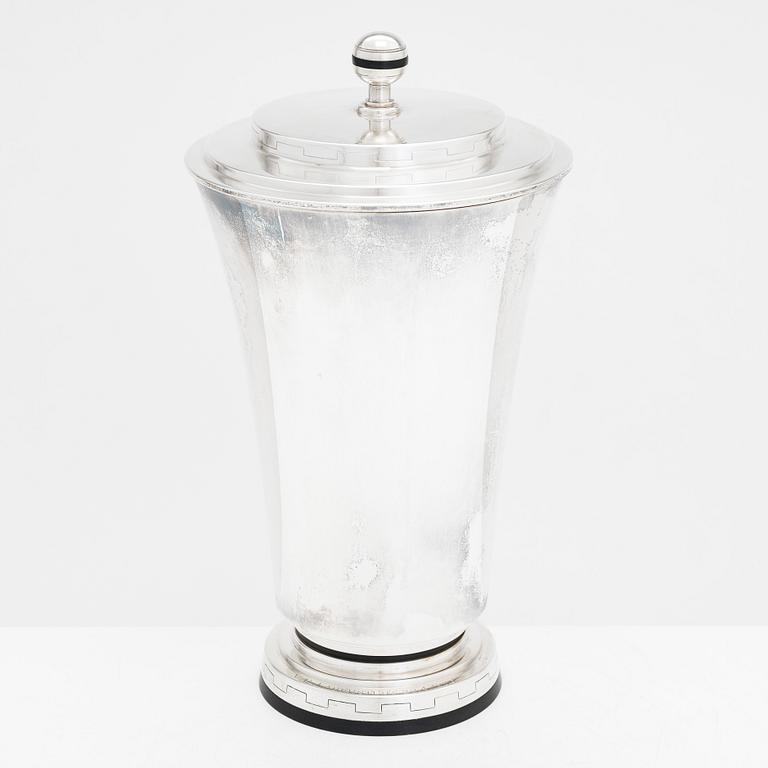 Lidded silver goblet, Stockholm, Finnish control marks from 1935.