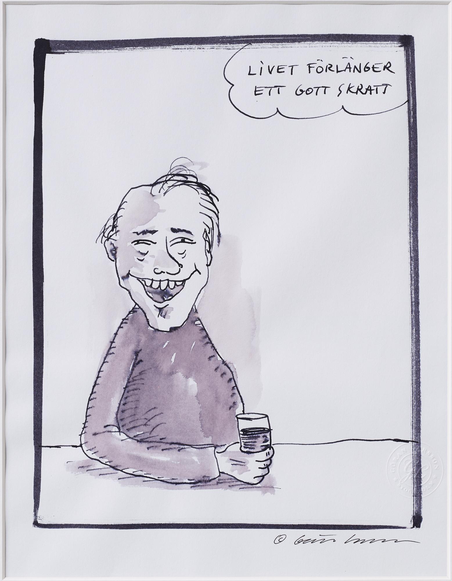 Göran Larsson, 6 st serieteckningar.