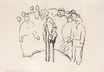 EDVARD MUNCH, litografi.