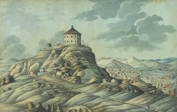 Carl Gustaf Ulfsparre af Broxvik, akvareller, ett par, signerade och daterade 1816.