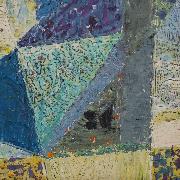 Ingegerd Torhamn, olja på pannå, signerad.