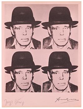Andy Warhol Efter, "Josef Beuys".