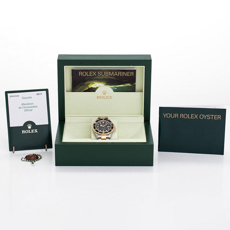 Rolex, Submariner, wristwatch, 40 mm.