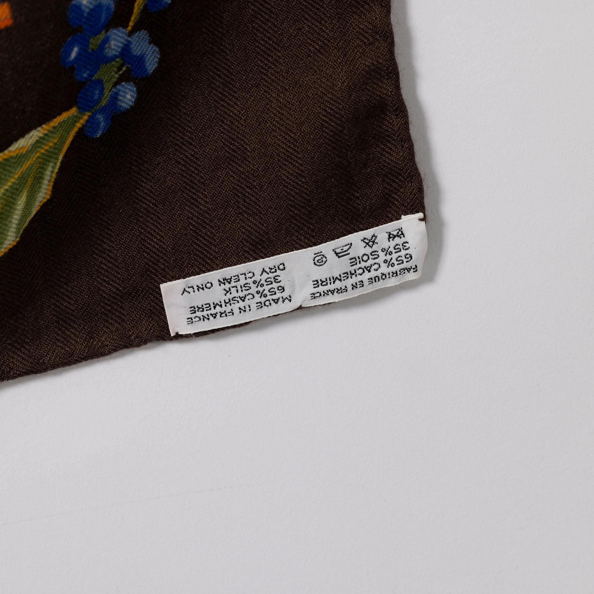 Hermès, Scarf, “Neige d'Antan”.