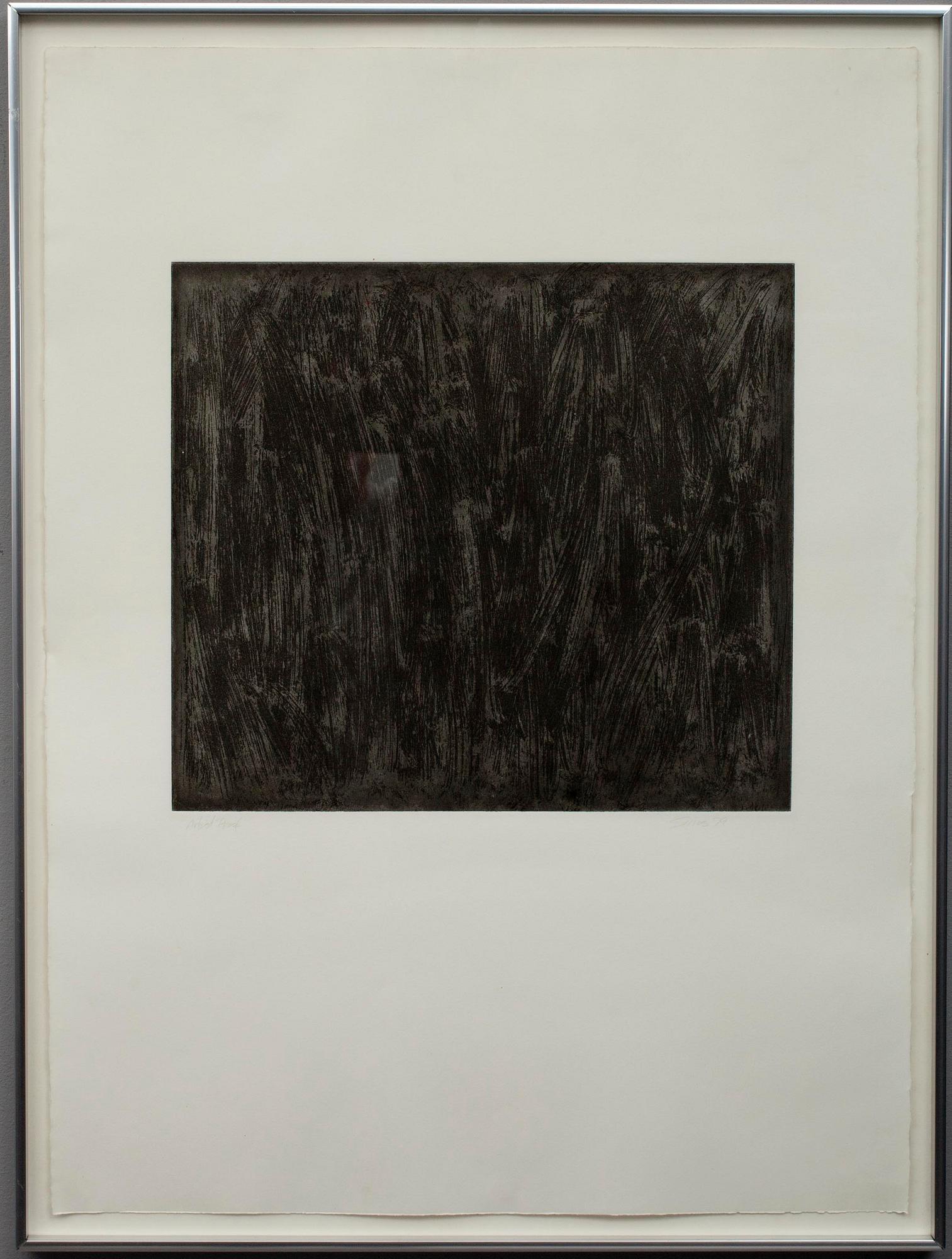 PHIL SIMS (USA), etsning, artist's proof, 35 x 40.