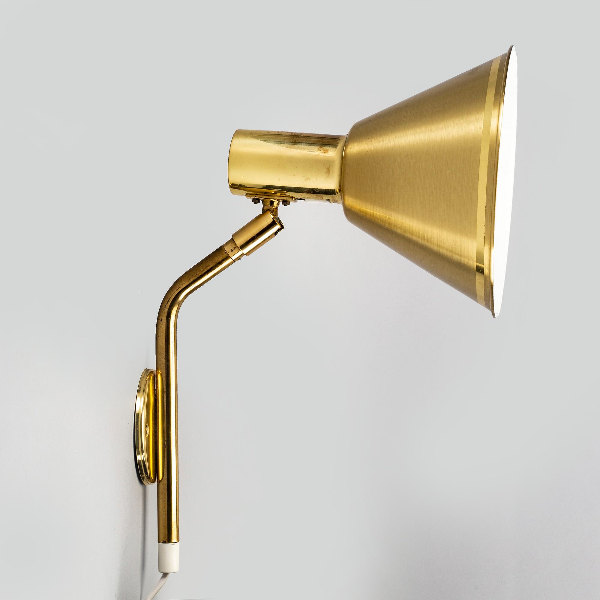 Wall lamps, a pair, Öja lighting, 1970s.