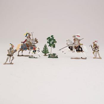 A COLLECTION OF PEWTER SOLDIERS, 1900's.