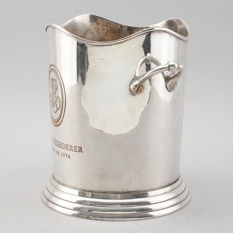 CHAMPAGNEKYLARE, försilvrad metall, Louis Roederer, 1900-talets andra hälft.