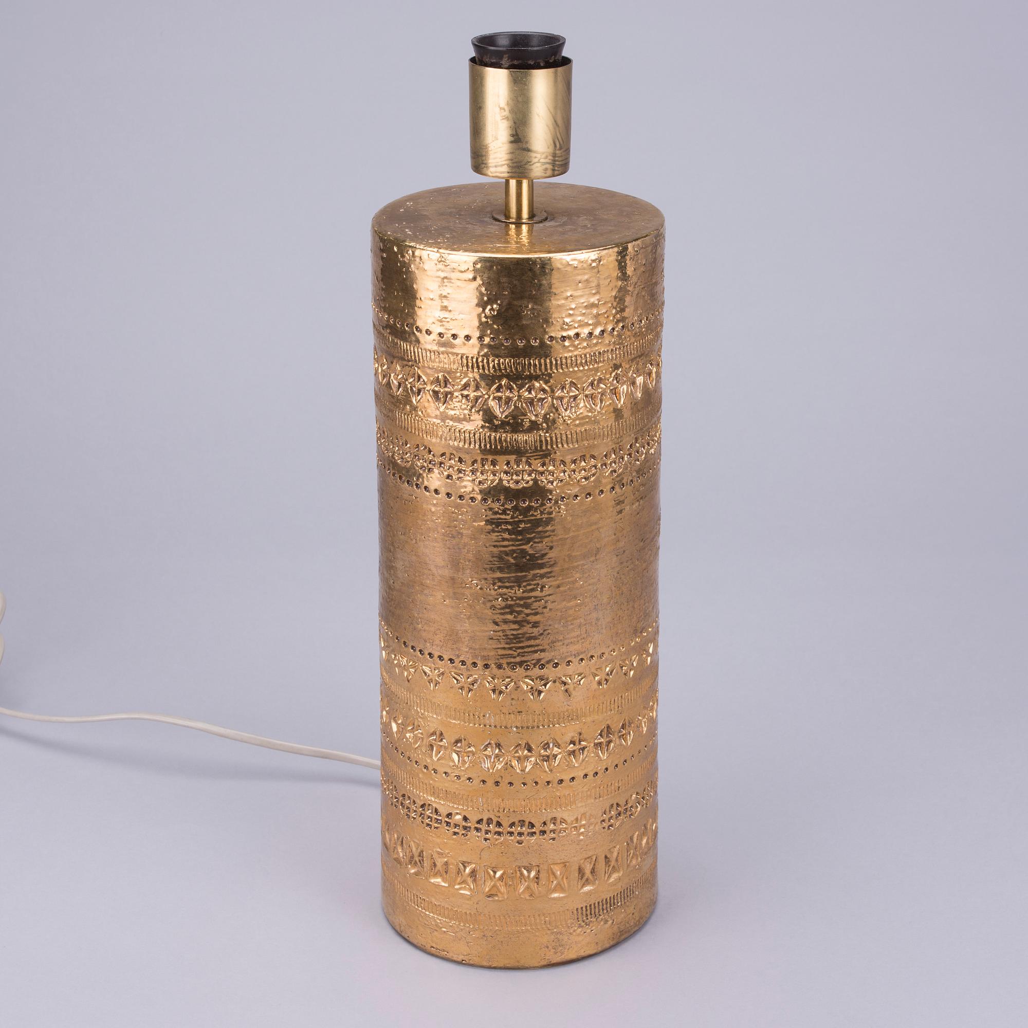 BORDSLAMPA, keramik, Bitossi numrerad B37125, Italy, 1900-talets mitt.