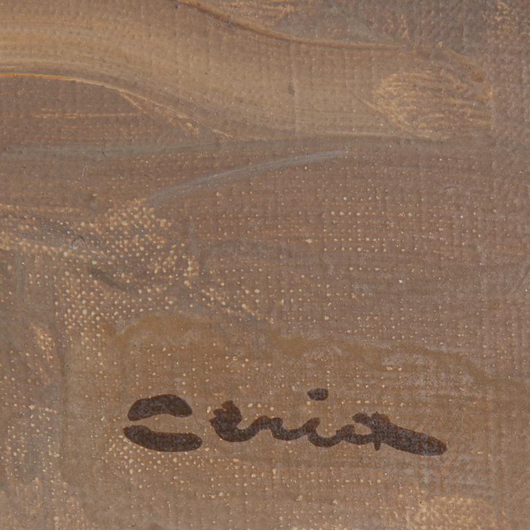 EDMOND CERIA, canvas, signed Ceria.