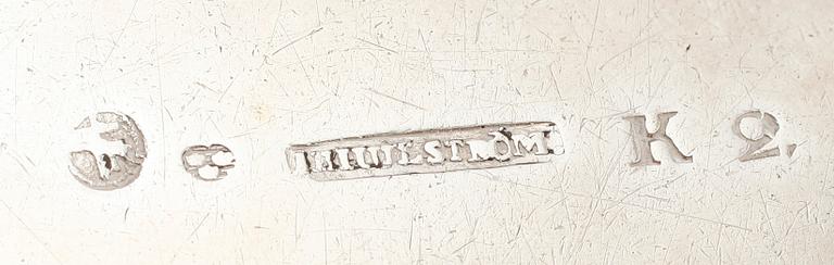 SOPPSLEV, silver, svenska stämplar 1792. Total vikt 145 gram.