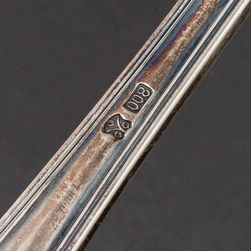 A 64-piece silver flat ware service.