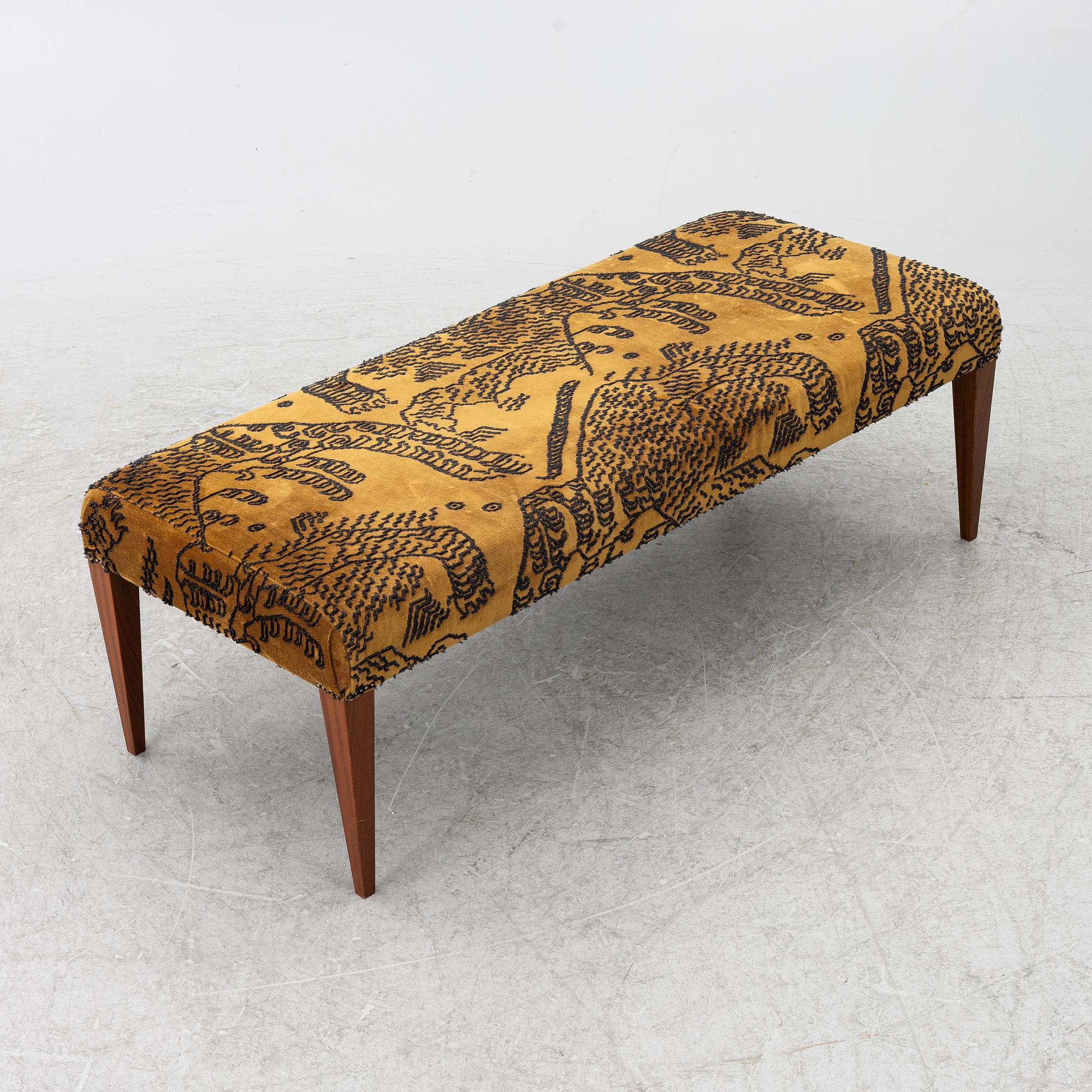 Josef Frank, a 'E8' bench, Svenskt Tenn, Sweden.