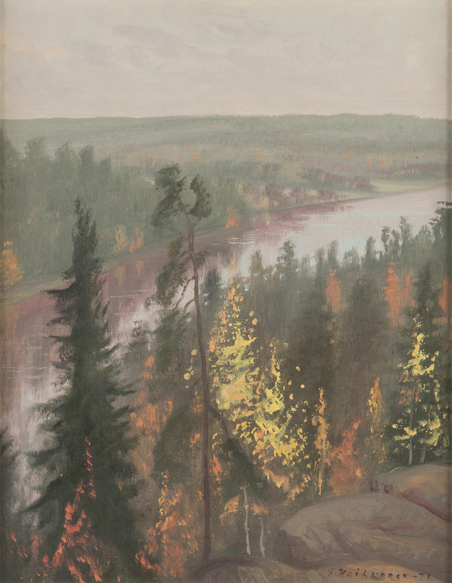 Paavo Kaikkonen, oil on canvas, signed and dated -71.