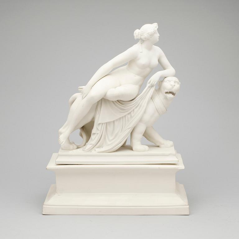 SKULPTUR, biskviporslin, 1900-talets första hälft.