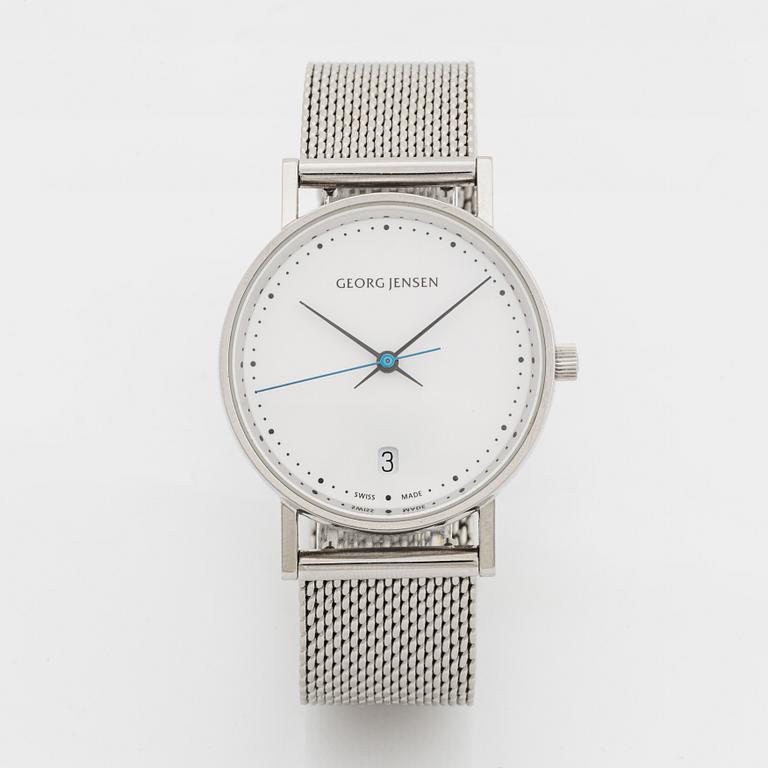 Georg Jensen, design Henning Koppel, wristwatch, 32 mm.