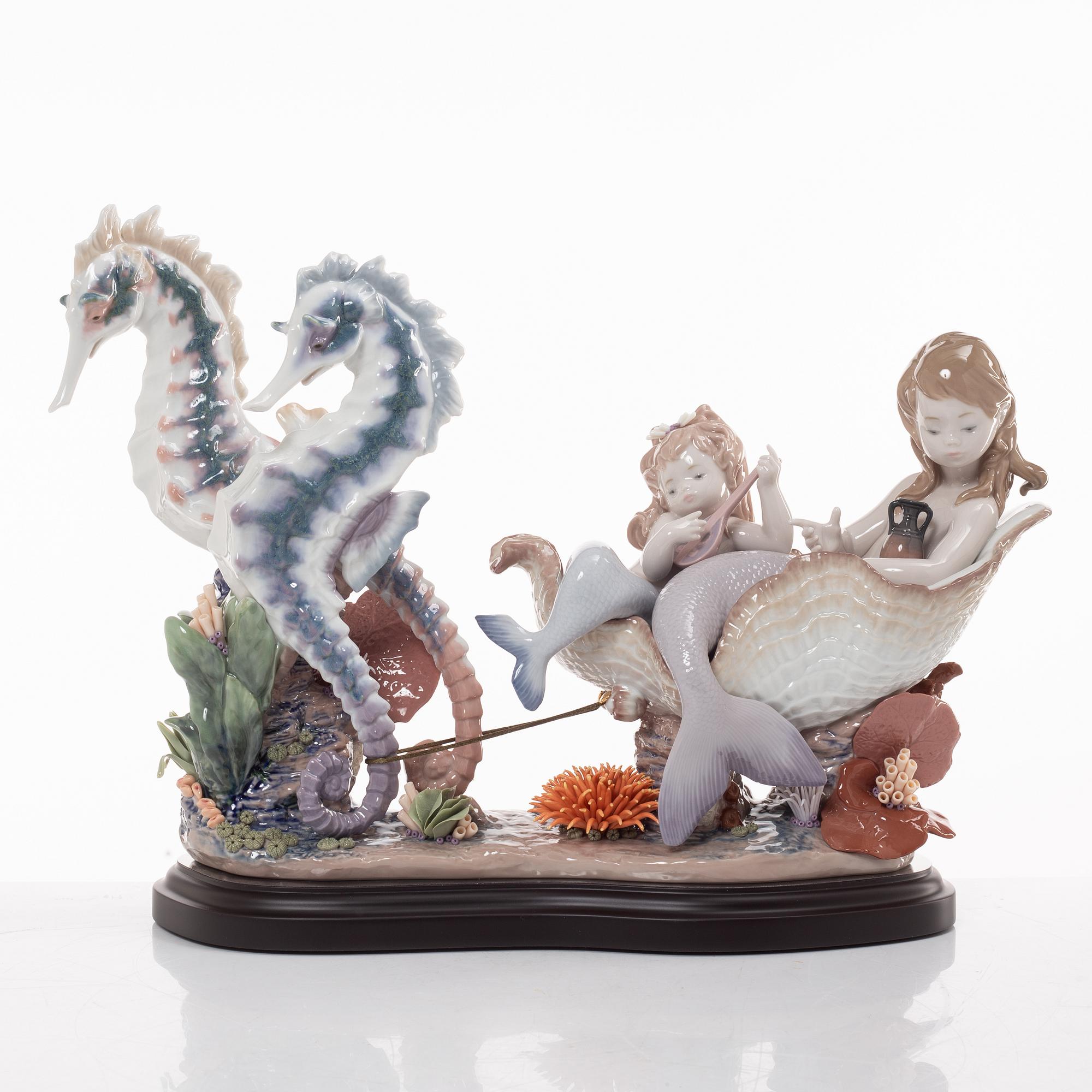 Francisco Polope, figurine, "Underwater journey", Lladró, Spain.