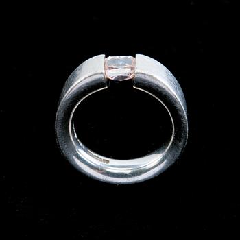 SORMUS, NIESSING, "light pink" Asprey-hiottu timantti n. 0,80 ct.