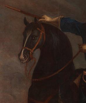 David von Krafft Hans krets, "Karl XII till häst" (1682-1718).