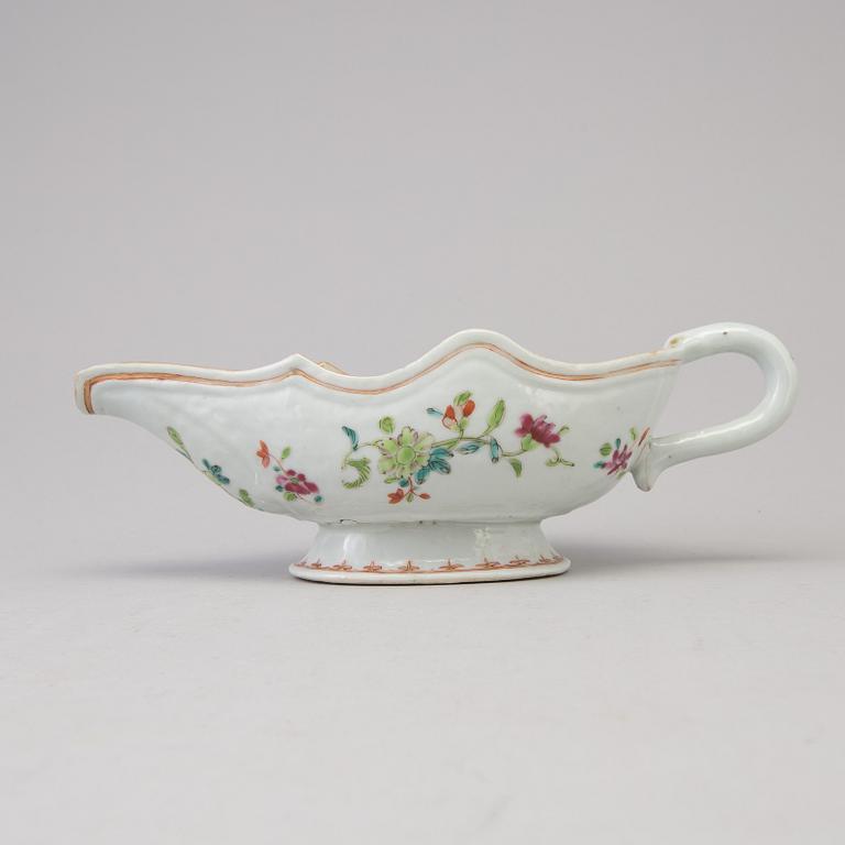 SÅSSNIPA, kompaniporslin. Qingdynastin, Qianlong (1736-95).