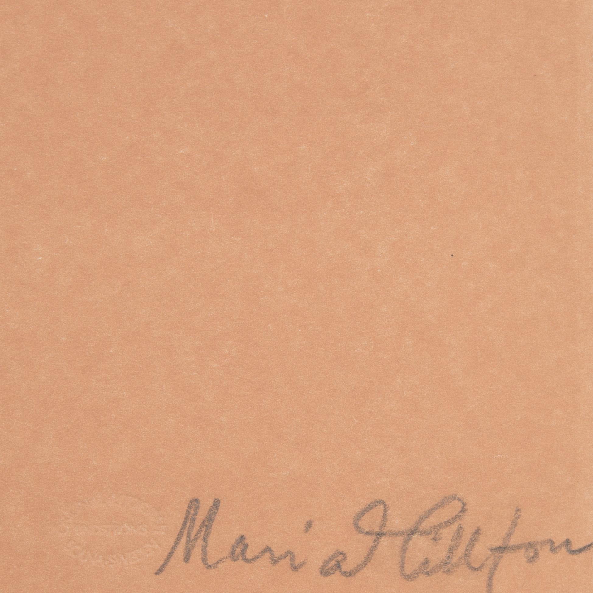 MARIA HILLFON, färglitografier, 2 st, signerade. Provtryck.