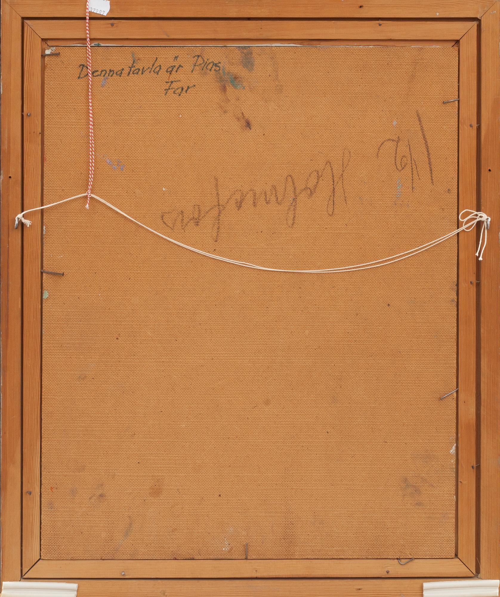 GUNNAR JONN, olja på pannå, signerad och daterad -54.