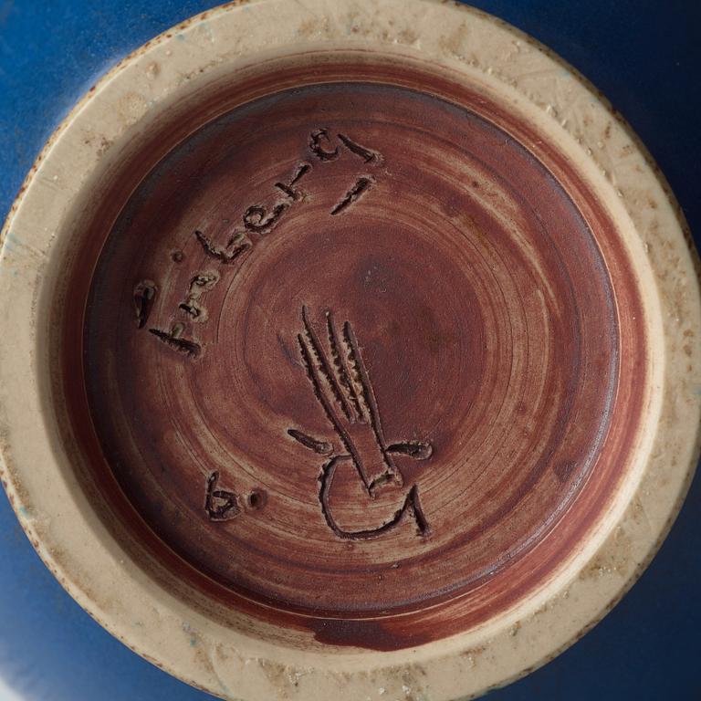 Berndt Friberg, a stoneware vase, Gustavsberg studio, Sweden 1960.