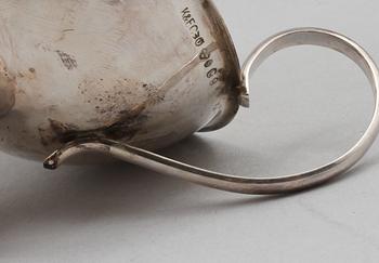 PUNCHKOPPAR, 6 st, silver, K & EC, Göteborg, 1951-1953. Vikt 181 g.