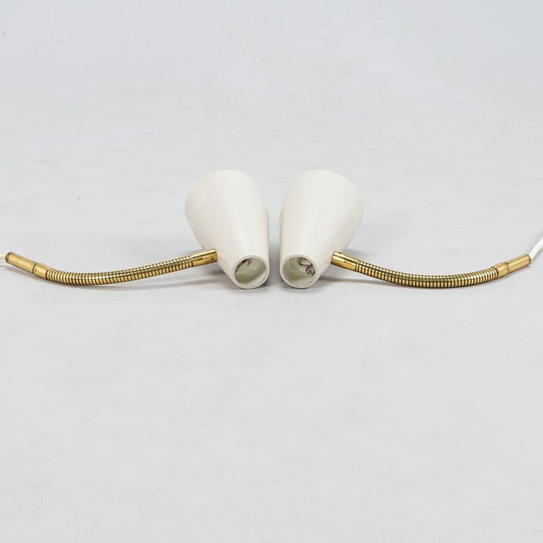 Lisa Johansson-Pape, a pair of 1960's '50-056/2, wall lights for Stockmann Orno.