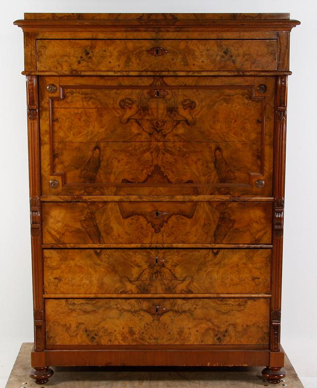 CHIFFONJÉ, nyrenässans, 1800-talets slut.