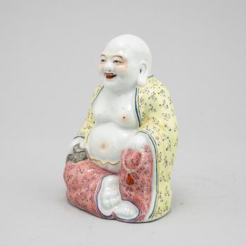 A chinese figure of buddai, 20th Century.