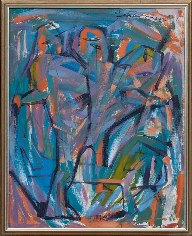 NATALIA KHVOSTJONKOVA (Sintez), oljemålning, signerad och daterad 1990.