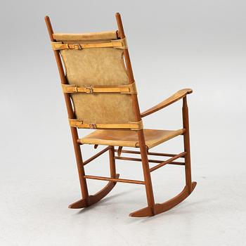 Rocking chair, probably Denmark, 1950s/60s.
