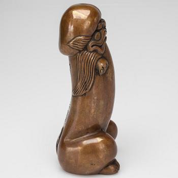 SKULPTUR, mässing, 1900-talets senare hälft.