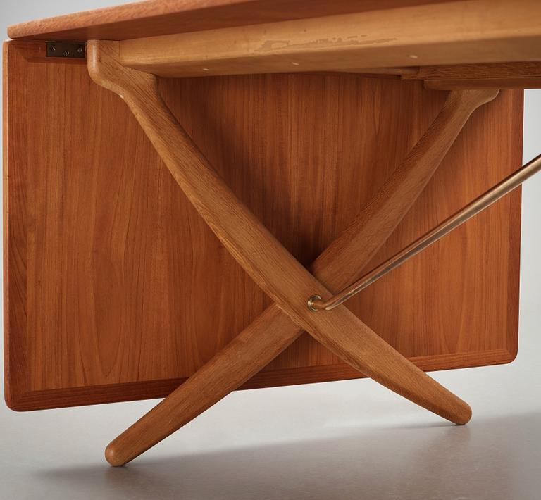 Hans J. Wegner, matbord med klaffar, Andreas Tuck, AT-314, Danmark 1950-60-tal.