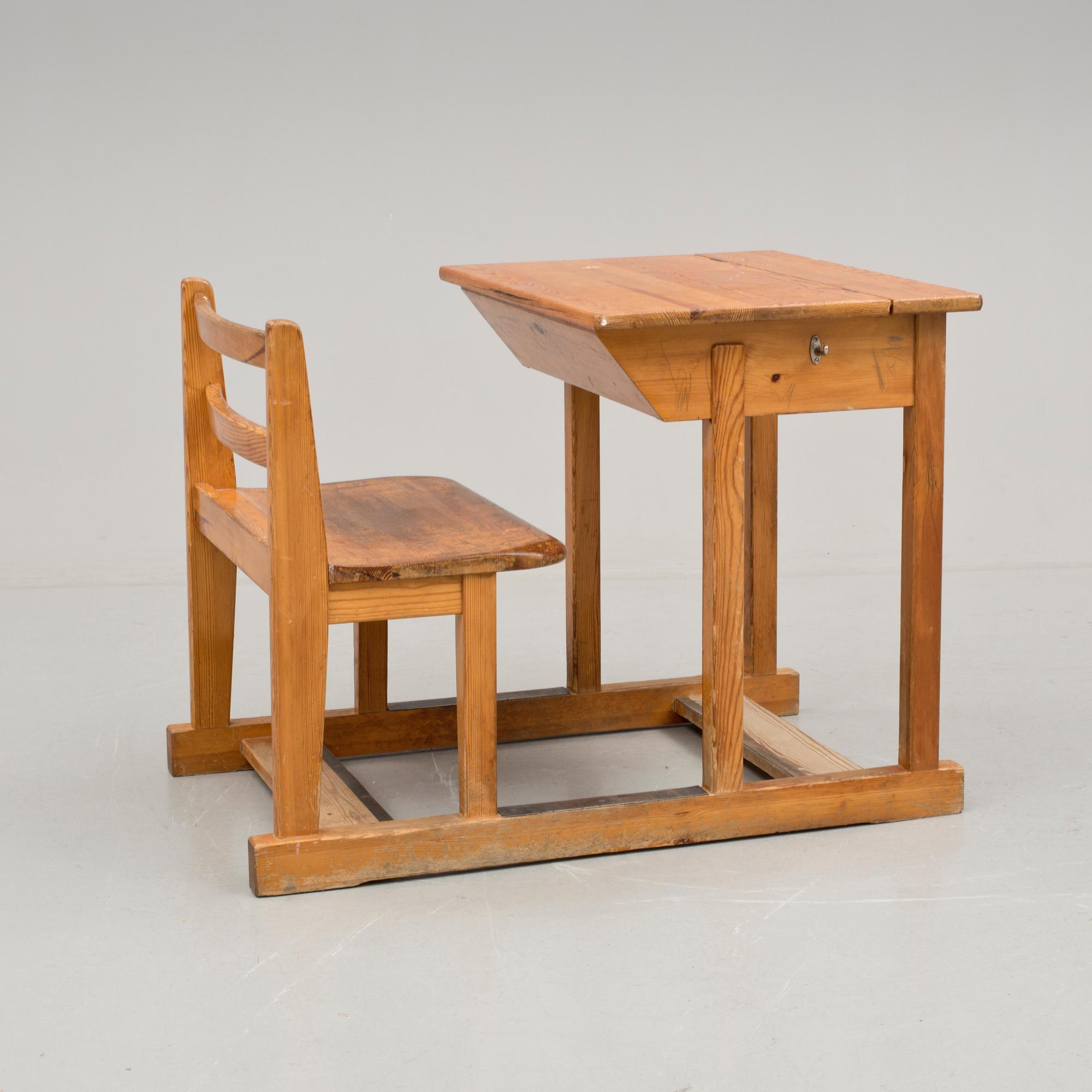 SKOLBÄNK, Tranås skolmöbler, 1952.