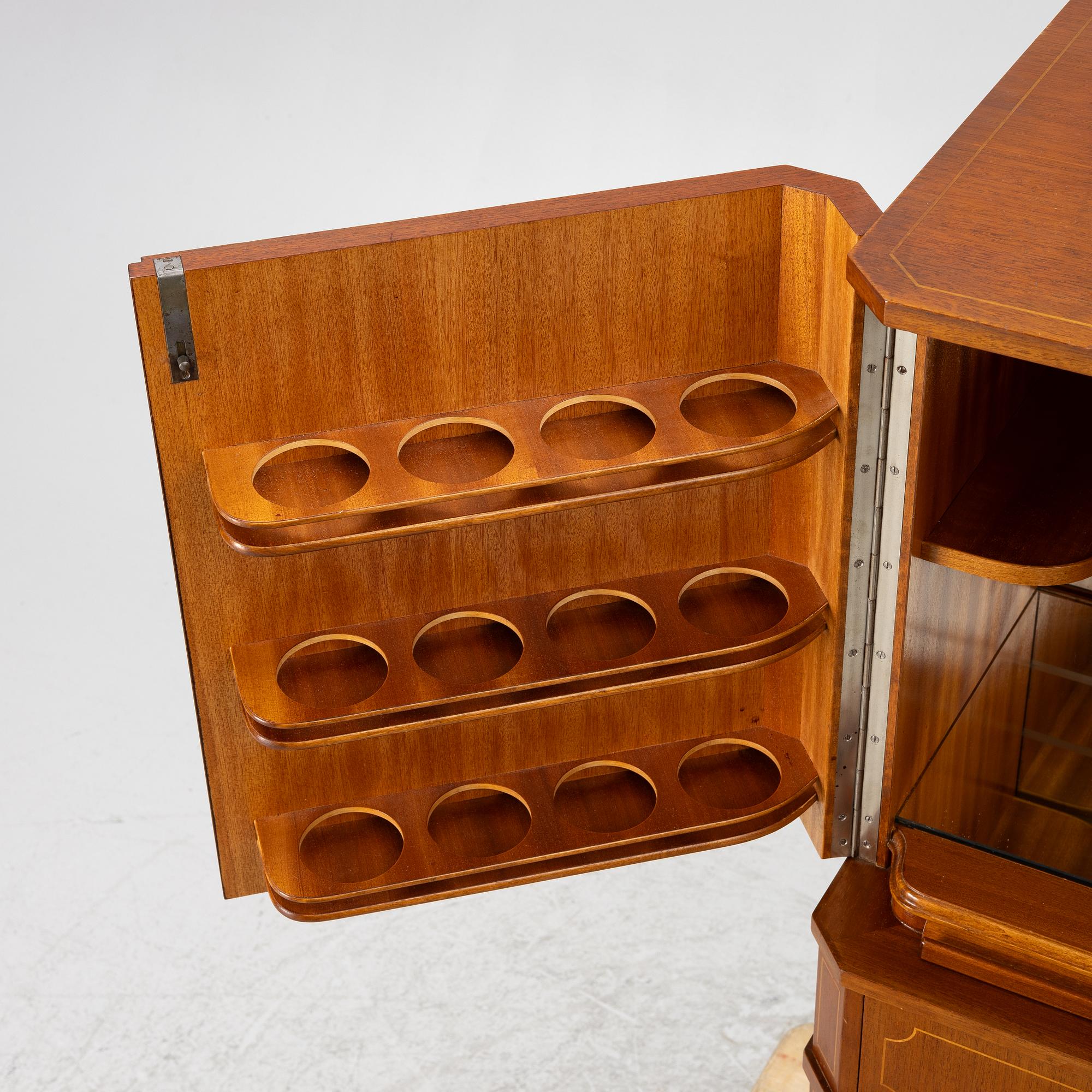 Bar cabinet, mid-20th Century.