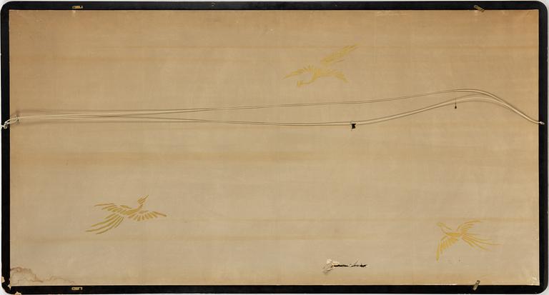 Taniguchi Kokyo, kopia efter, tusch och akvarell på siden.