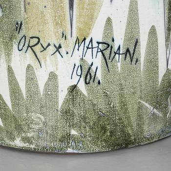 GOLVLAMPA. Keramik. Tilgmans. Signerad Oryx Marian 1961.