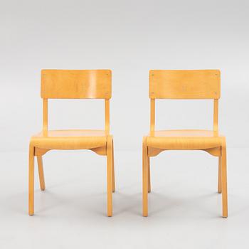 Chairs, 6 pcs, 1960s/70s.