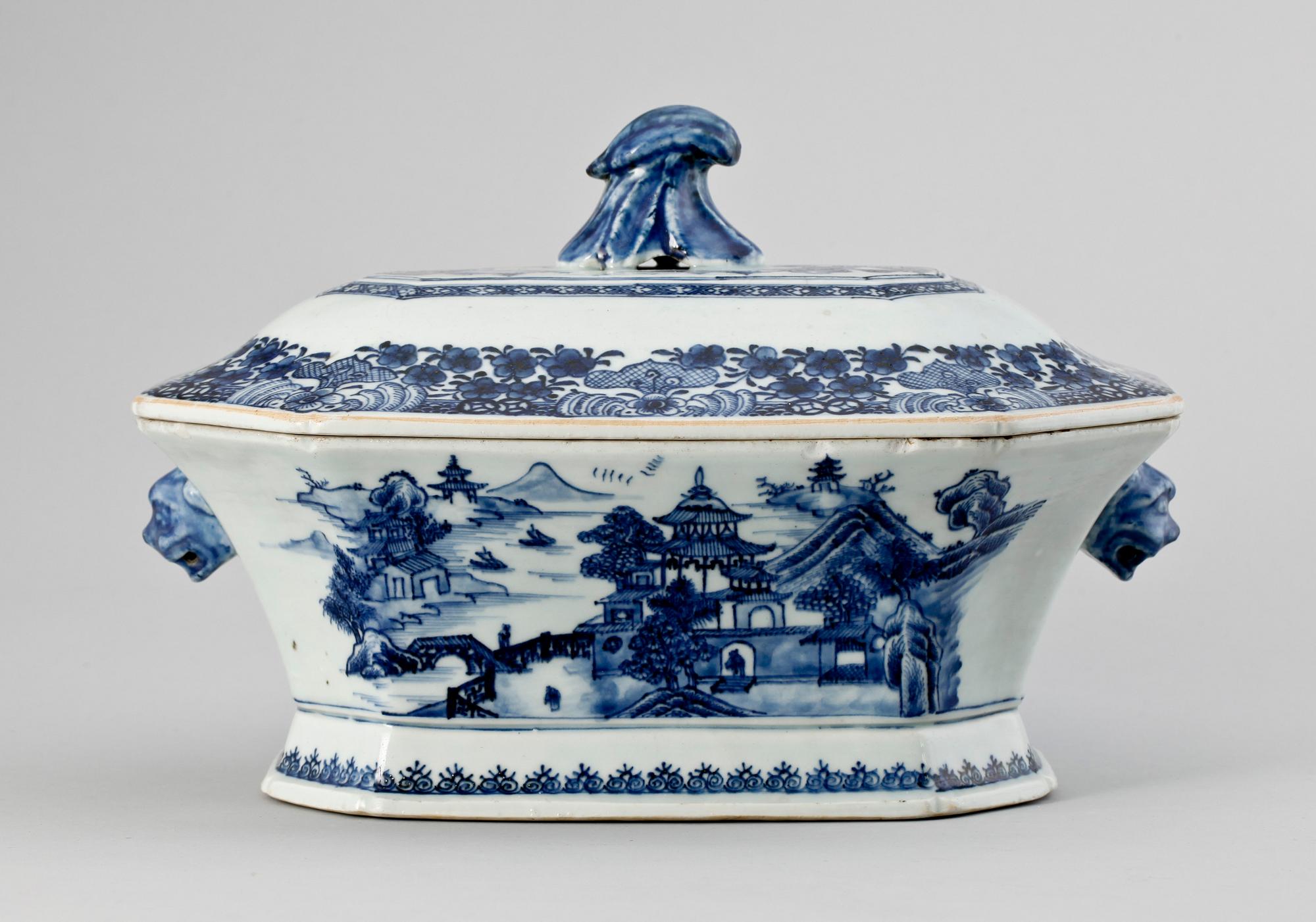 TERRIN, porslin, Kina 1700/1800-tal.