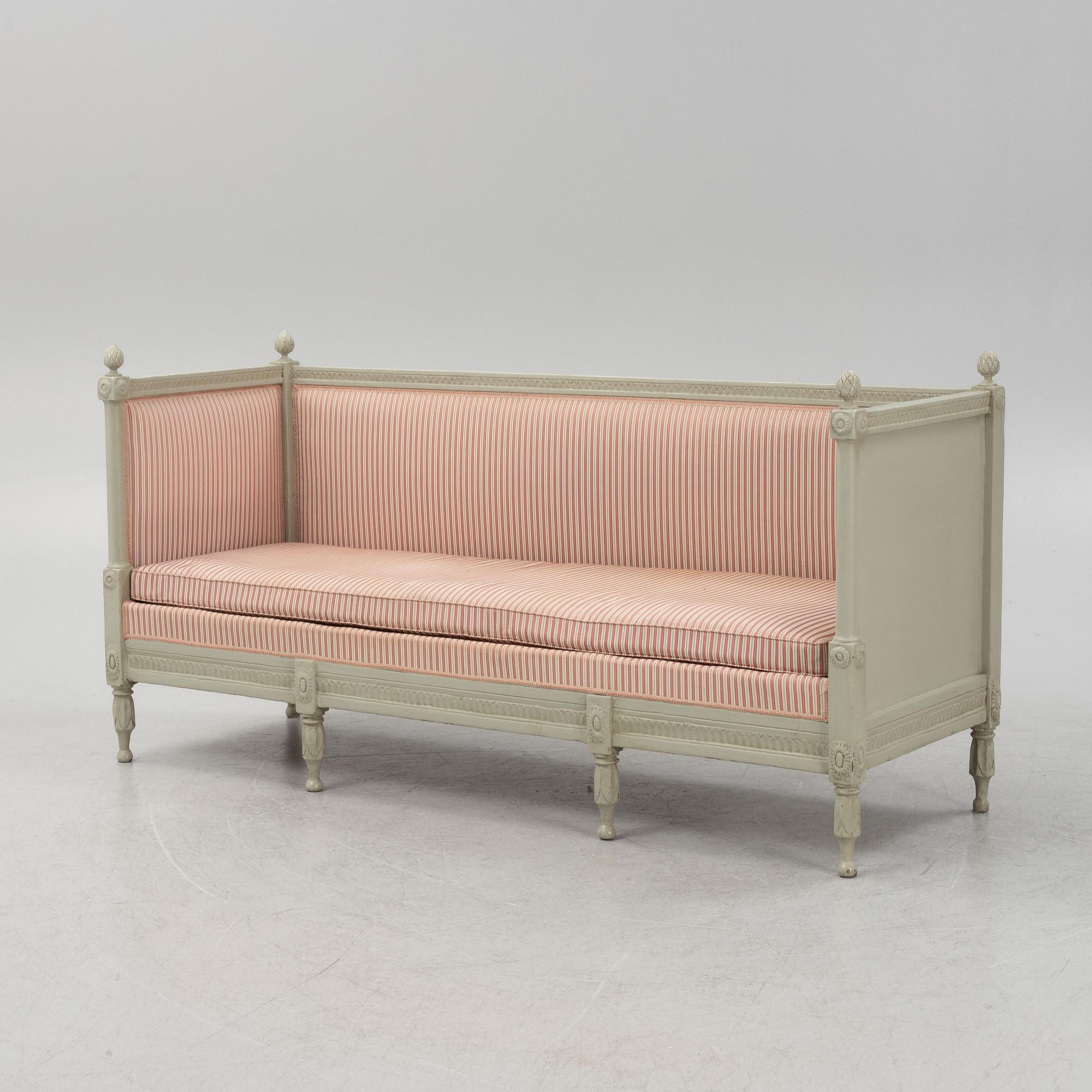 Sofa, Gustavian style, 19th century.