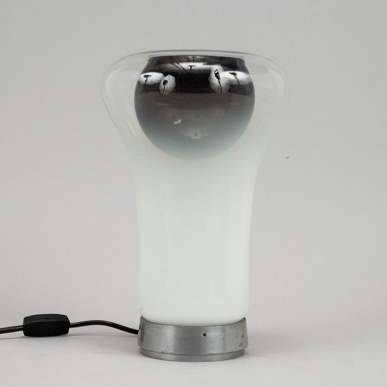 Angelo Mangiarotti, a glass table lamp, "Sappho", for Artemide.
