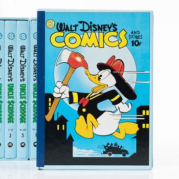 Carl Barks library, 30 volymer, Walt Disney, Another Rainbow Publishing, USA 1980-tal.