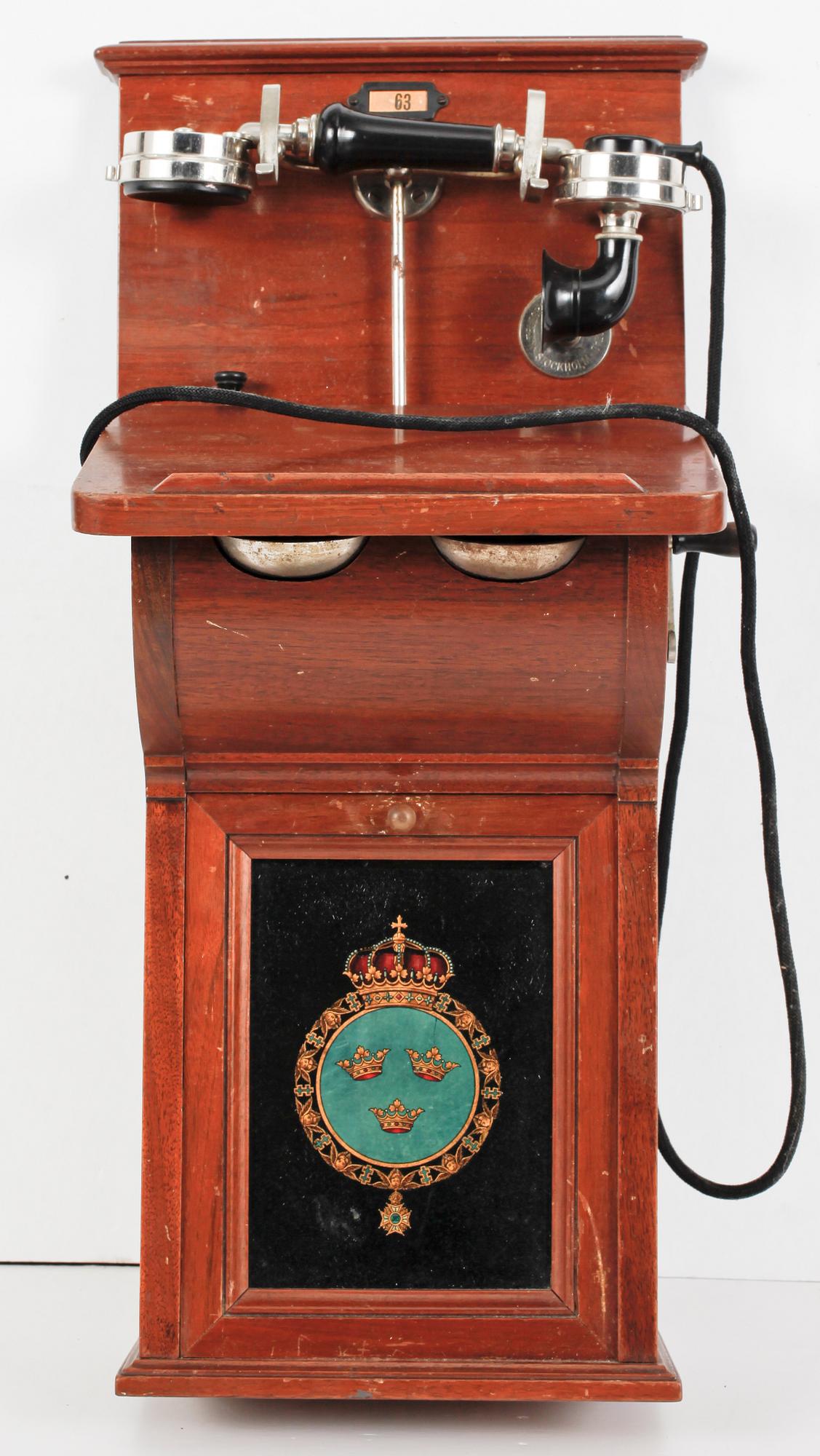 TELEFON. Telegrafverkets verkstad, Nynäshamn. Tidigt 1900-tal.