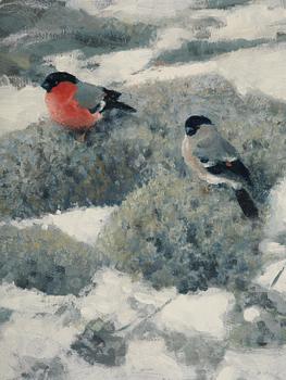 Thure Wallner, "Domherrar" (Bullfinches).