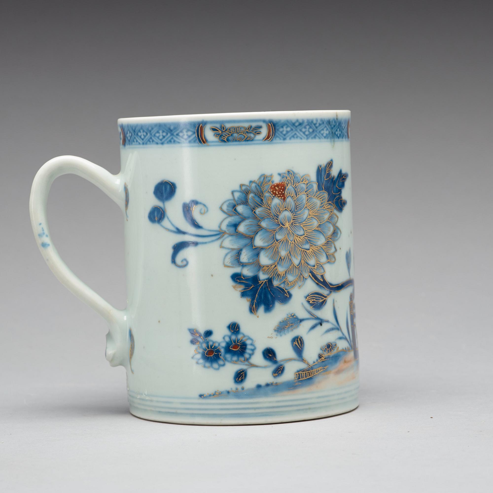 A blue and white jug, Qing dynasty, Qianlong (1736-95).
